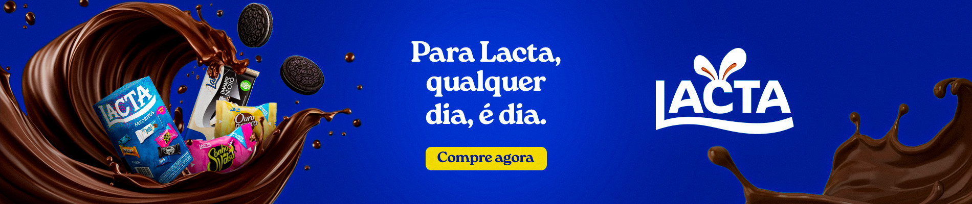Para Lacta, qualquer dia, é dia